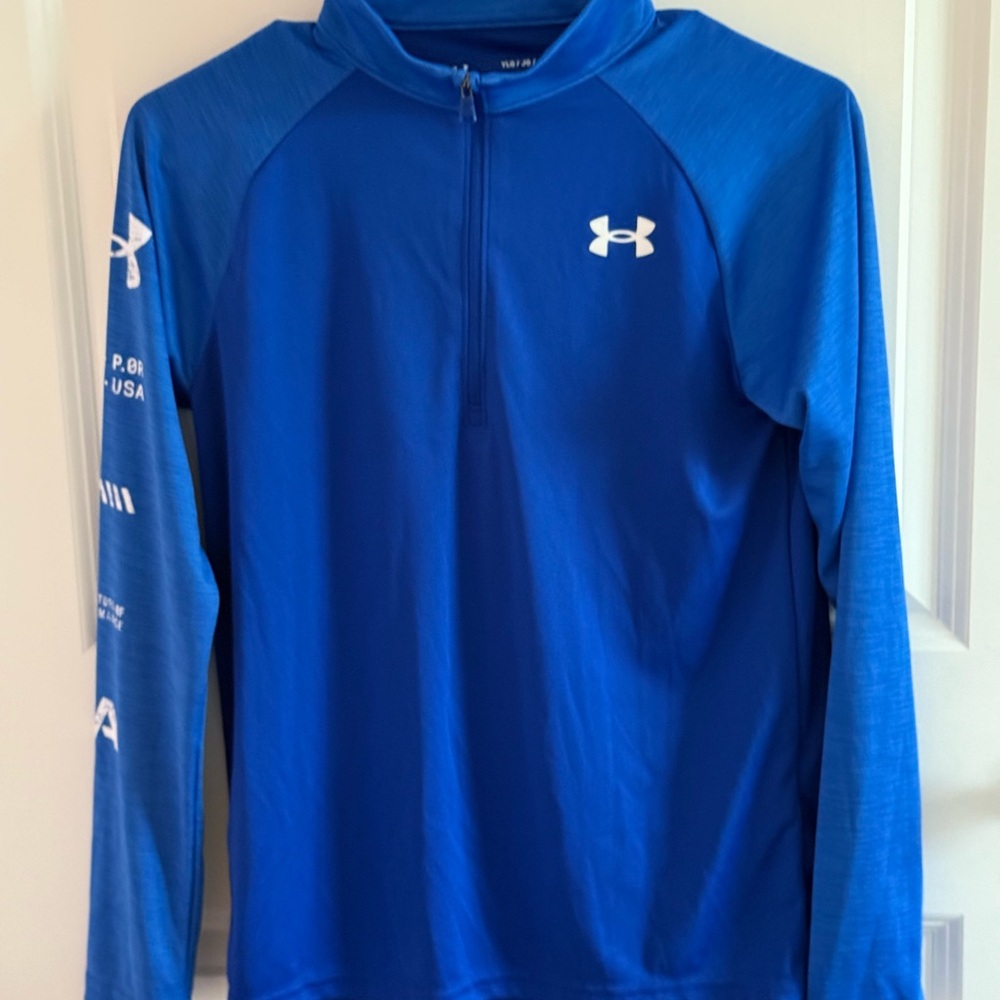 Under Armour Royal Blue HeatGear Pullover